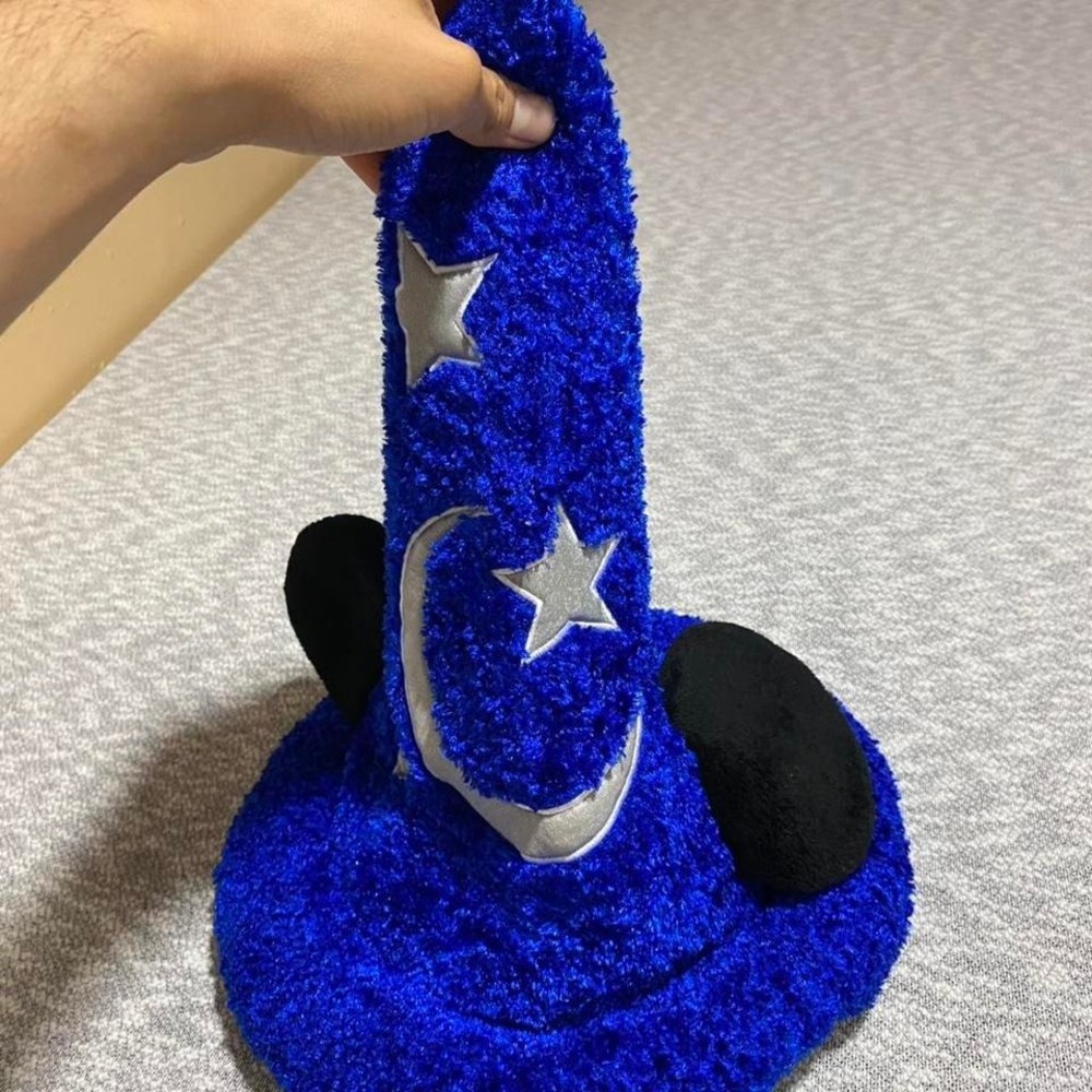 Disney blue hat with Mickey ears adult 59 cm. SLU-A418#disneyland #mickeymouse